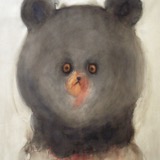 Die Maske II (after Ernst Herbeck) 2014 - Watercolour on paper - 110 x 85 cm
